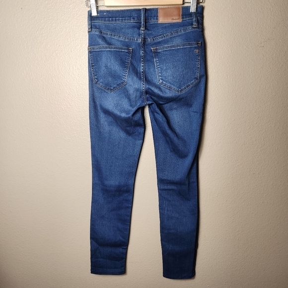 Madewell High Rise Skinny Roadtripper Jeans in Orson Wash-Size 24 - Picture 6 of 12